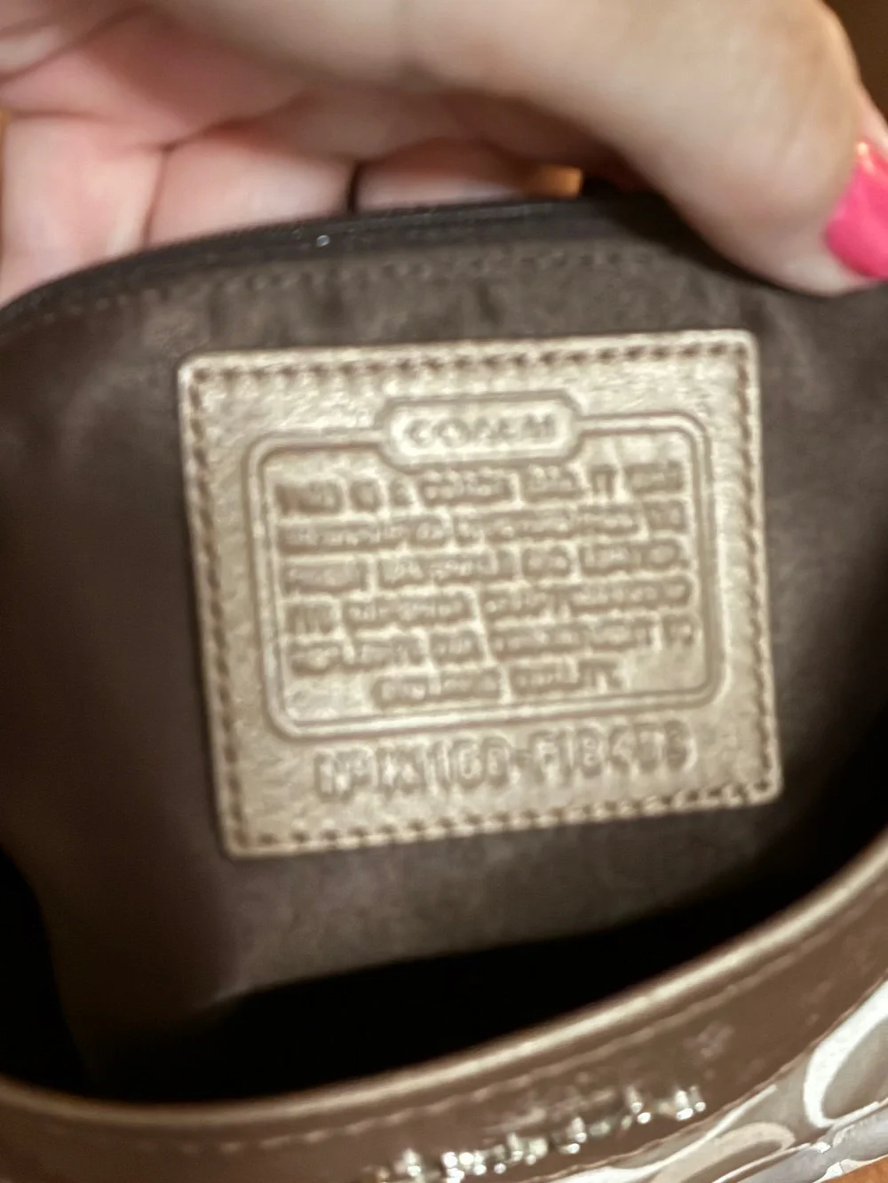Coach Ashley Signature Pleated Hippie Shoulder Bag - Picture 5 of 5